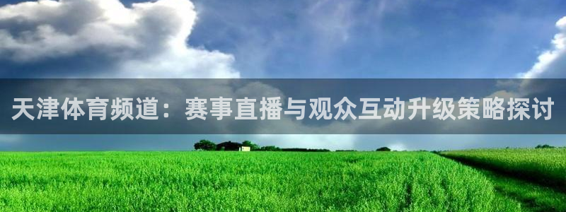 熊猫的视频：天津体育频道：赛事直播与观众互动升级策略探讨